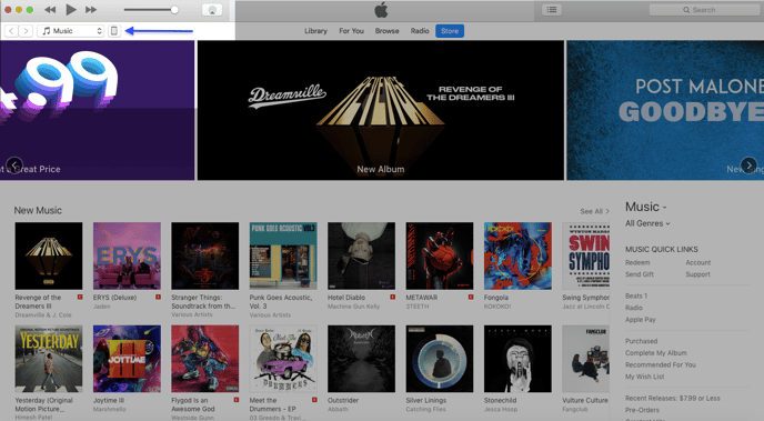 Open iTunes 2